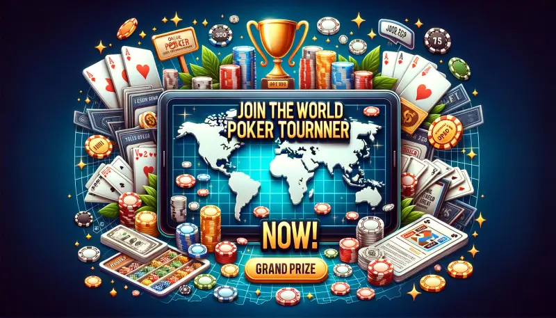 Affiche : Rejoignez les tournois de poker internationaux